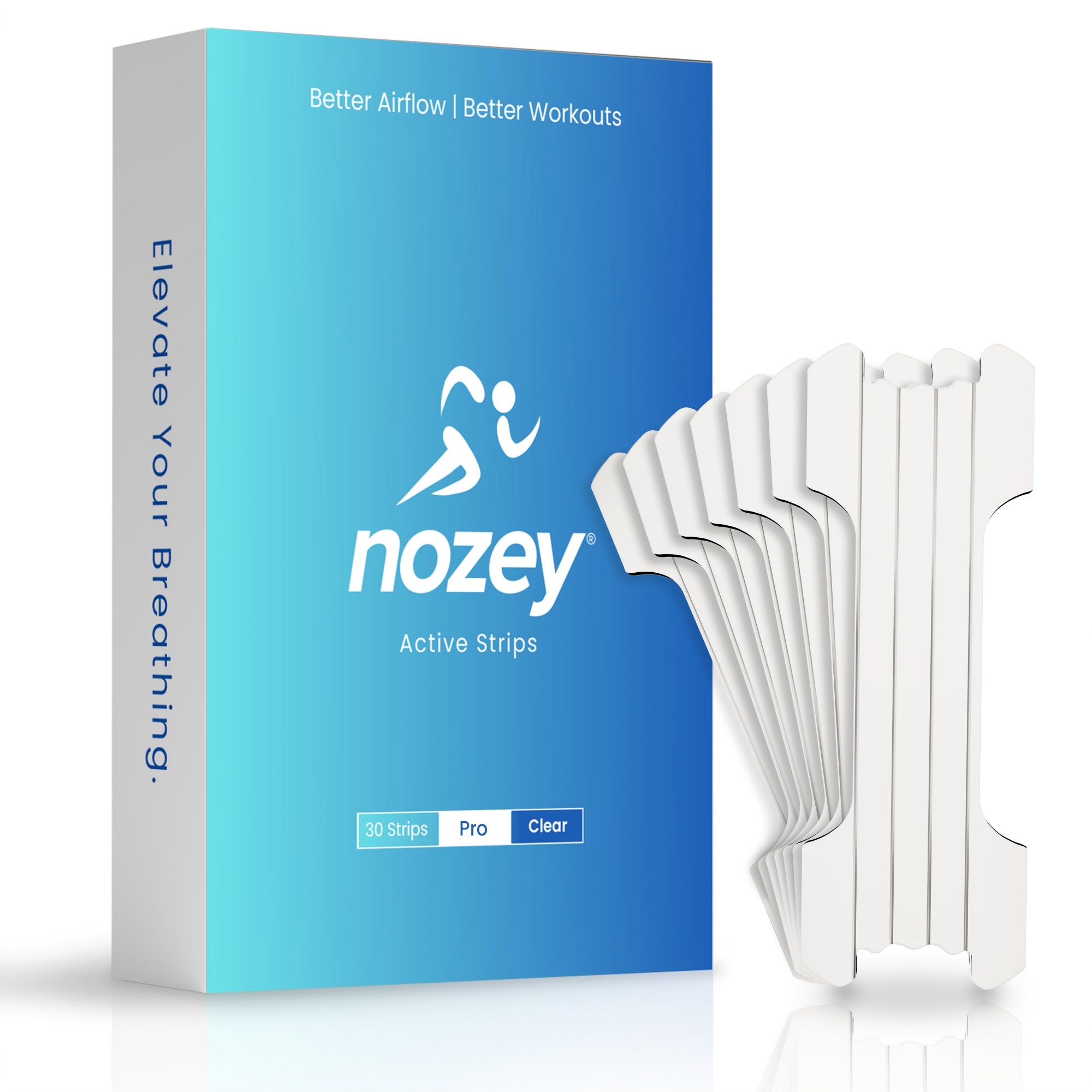 Active Strips Pro Performance Nasal Strips for Athletes Nozey