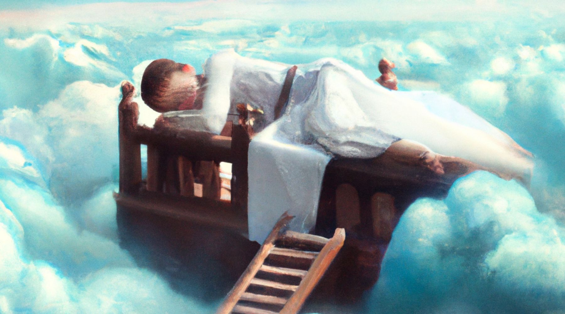 Sleeping person, Night sky, Health constellation, Brain constellation, Clock constellation, Communication constellation.