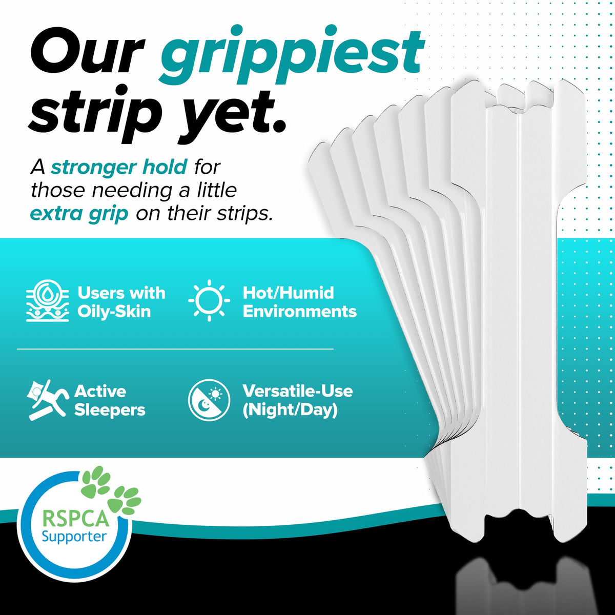 Strong nasal strip for powerful snoring reduction, nasal blockage relief, and improved airflow; designed for maximum breathing support during sleep.