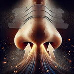 Breath easy nose strip for nasal congestion relief, snoring reduction, and enhanced airflow; designed for comfortable nighttime breathing and sleep support.