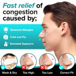 Nose strips for deviated septum relief, targeting nasal congestion, snoring, and improved airflow; perfect for breathing comfort and better sleep quality.