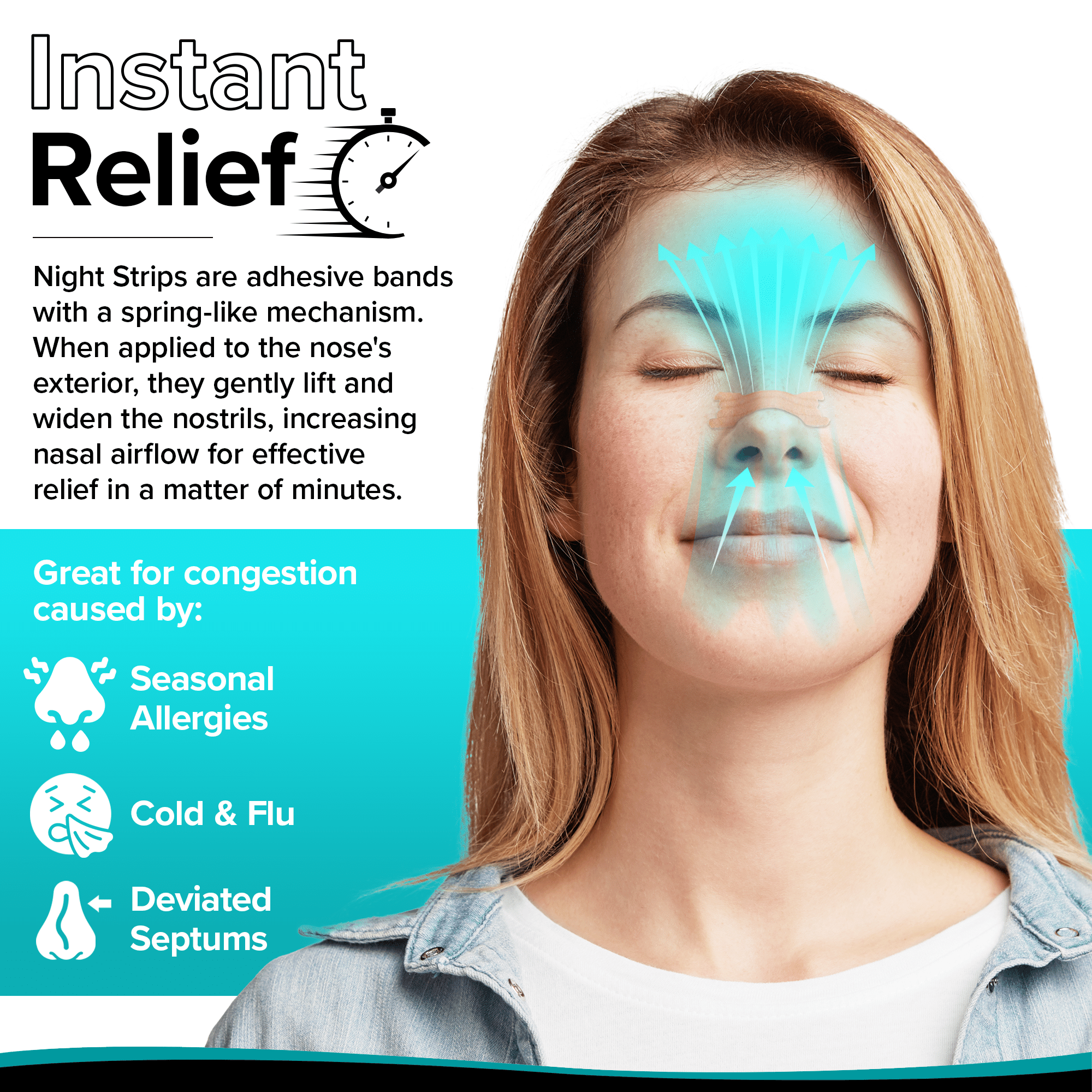 Night Strips Unblock Your Nose & Sleep Better Nozey
