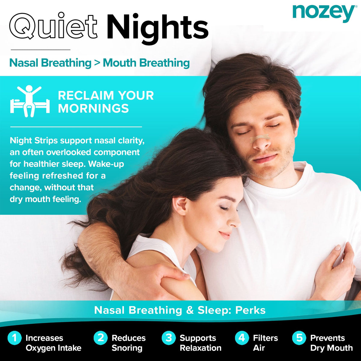 High-quality nasal strips for snoring relief